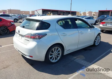 2013 Lexus Ct 200H из США, поврежденный, VIN JTHKD5BH6D2133318